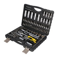 BRENAR Klucze nasadowe 108cz. 1/2  & 1/4  CR-V