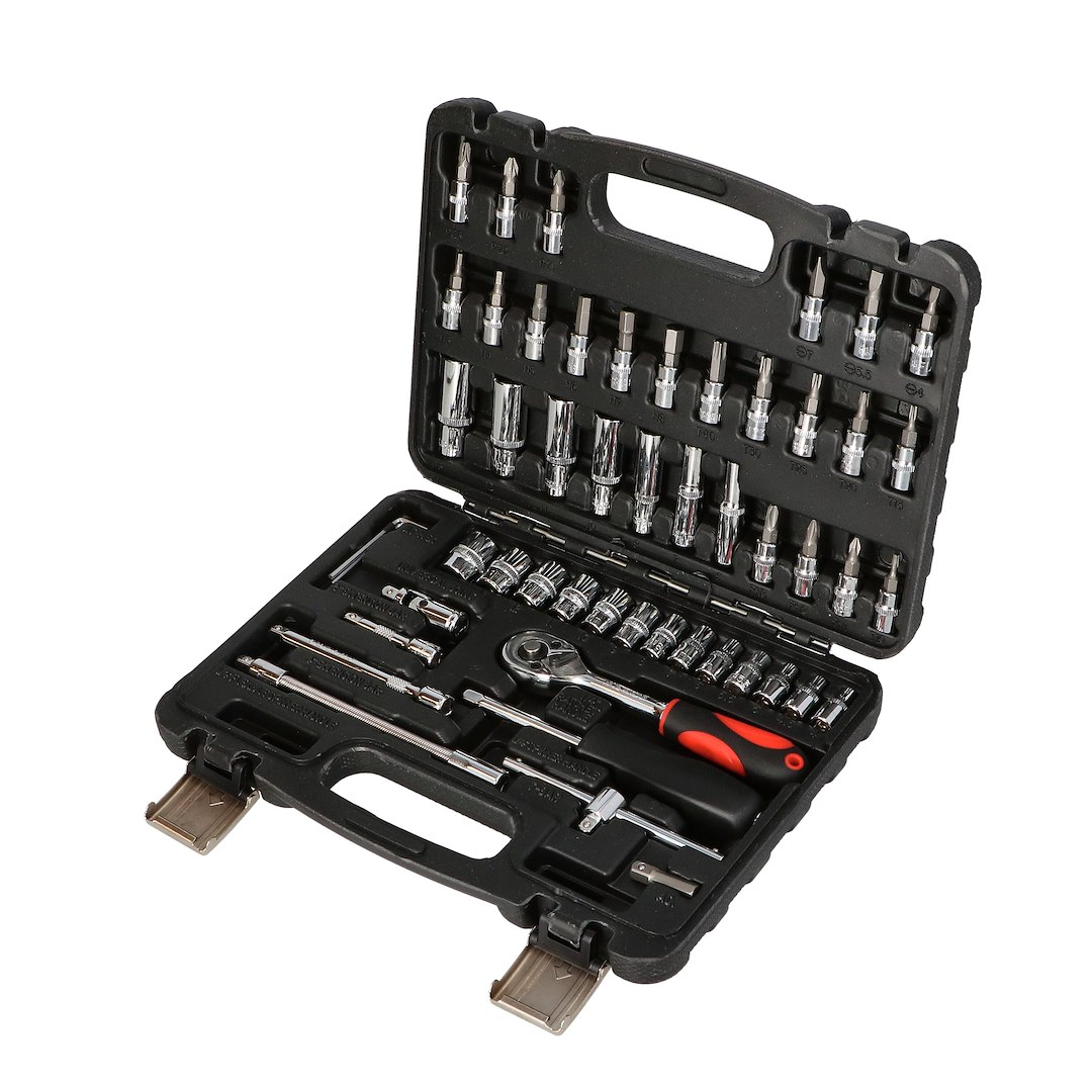 Klucze nasadowe 53cz. 1/4   DRAUMET