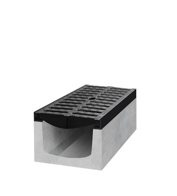 Korytko betonowe ruszt żeliwny 0,5m 300x200mm klasa D400, żeliwo sferoidalne BIELBET