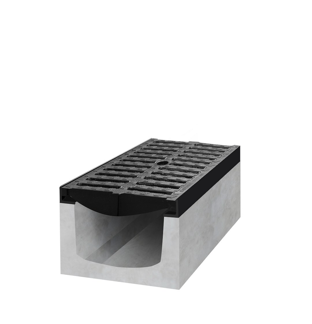 Korytko betonowe ruszt żeliwny 0,5m 300x200mm klasa D400, żeliwo sferoidalne BIELBET