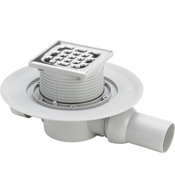 Odpływ łazienkowy 40x50 tworzywo sztuczne / szary nr wzoru 49351PL 703226 VIEGA