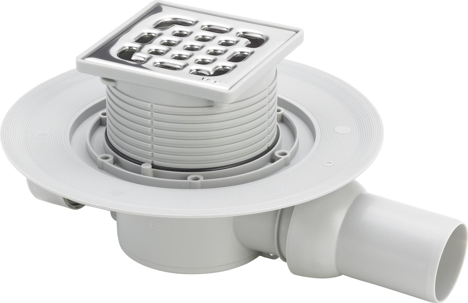 Odpływ łazienkowy 40x50 tworzywo sztuczne / szary nr wzoru 49351PL 703226 VIEGA