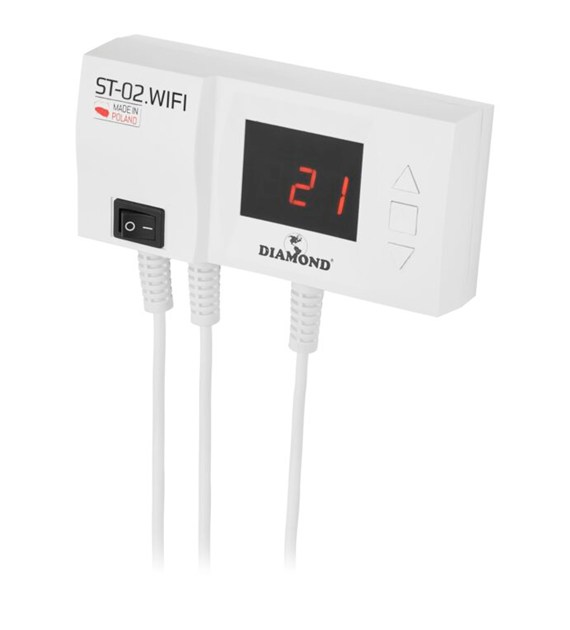 Sterownik pompy centralnego ogrzewania CO LED ST-02.WIFI DIAMOND
