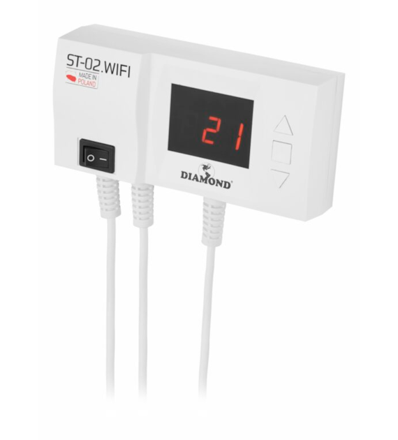 Sterownik pompy centralnego ogrzewania CO LED ST-02.WIFI DIAMOND
