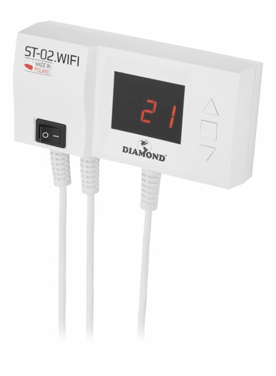 Sterownik pompy centralnego ogrzewania CO LED ST-02.WIFI DIAMOND