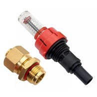 Zestaw do rozdzielacza, przepływomierz, nypel, złączka FERRO