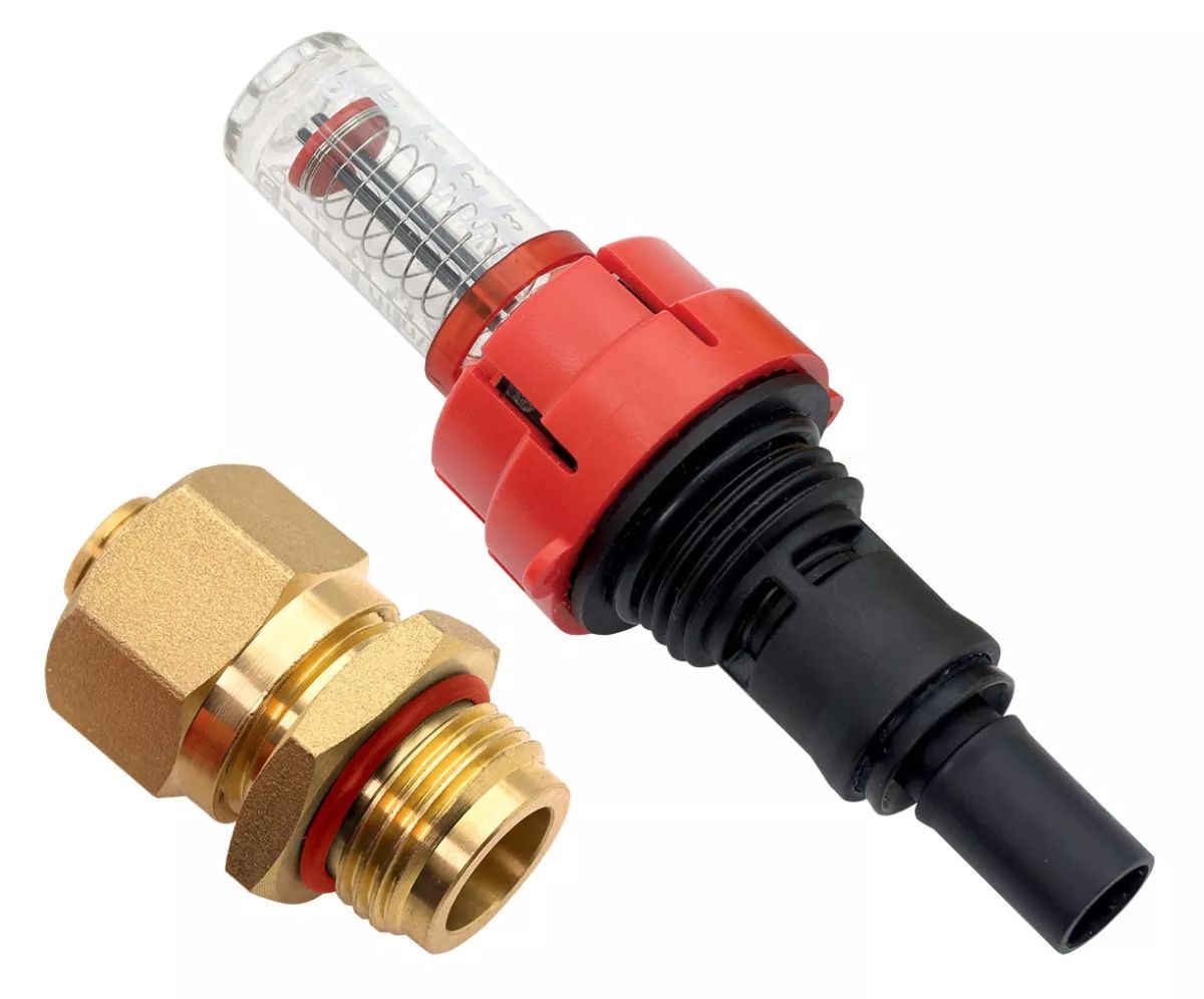 Zestaw do rozdzielacza, przepływomierz, nypel, złączka FERRO