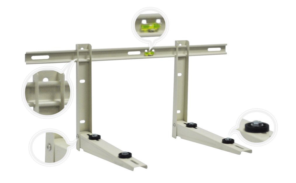 Wspornik składany z belką montażową IWL450 450mm IVENSIS