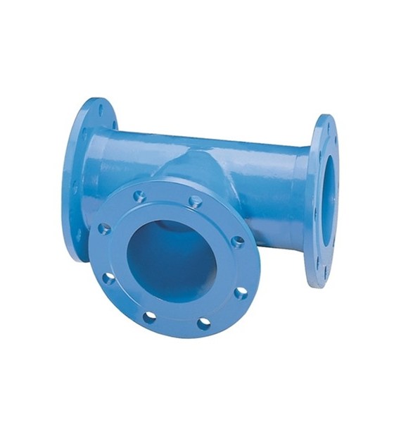 Trójnik żeliwny kołnierzowy T 80x80x80 ( 8510 ) HAWLE