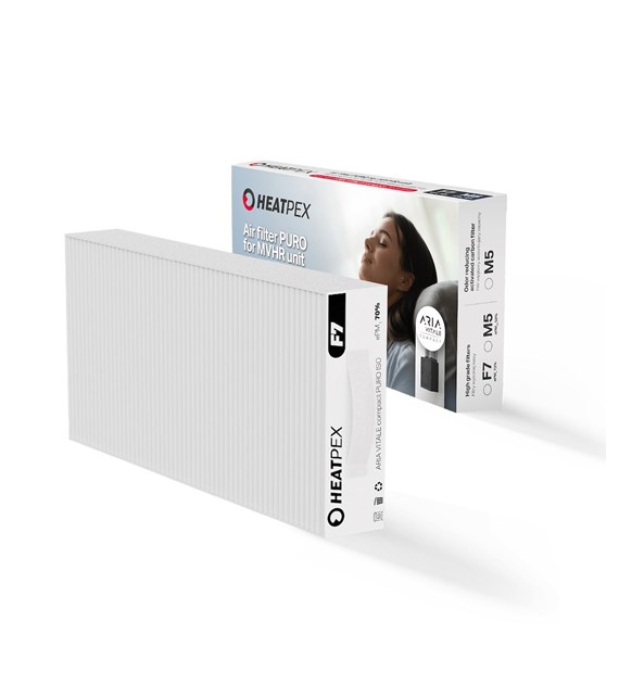 Filtr ARIA VITALE compact PURO ISO ePM1 70% (F7) HEATPEX