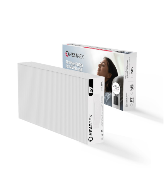 Filtr ARIA VITALE compact PURO ISO ePM1 70% (F7) HEATPEX