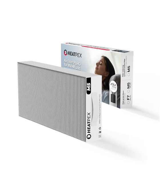 Filtr ARIA VITALE compact PURO M5, węglowy HEATPEX