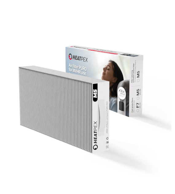 Filtr ARIA VITALE compact PURO M5, węglowy HEATPEX