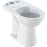 Miska WC ceramiczna stojąca GEBERIT SELNOVA COMFORT podwyższona lejowa w zestawie elementy mocujące 36 x 67 x 46 cm biała | 500284015