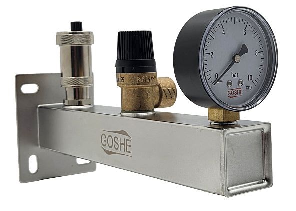 Grupa bezpieczeństwa 6 bar nierdzewna do CO GOSHE