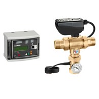 LEGIOMIX, Elektroniczny zawór mieszający z programowalną dezynfekcją termiczną i dezynfekcją kontrolną 230 V. Przyłącza z gwintem zewnętrznym ze złączkami. 1 