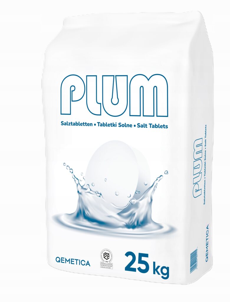 Sól do uzdatniania wody PLUM 25 kg
