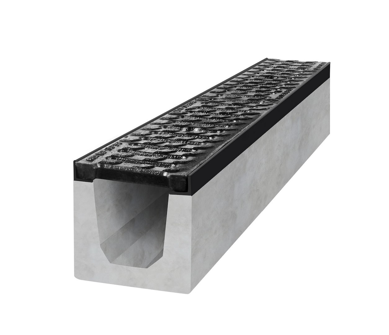 Korytko betonowe ruszt żeliwny 1m 150x250mm klasa D400, obciążenie 40 ton BIELBET