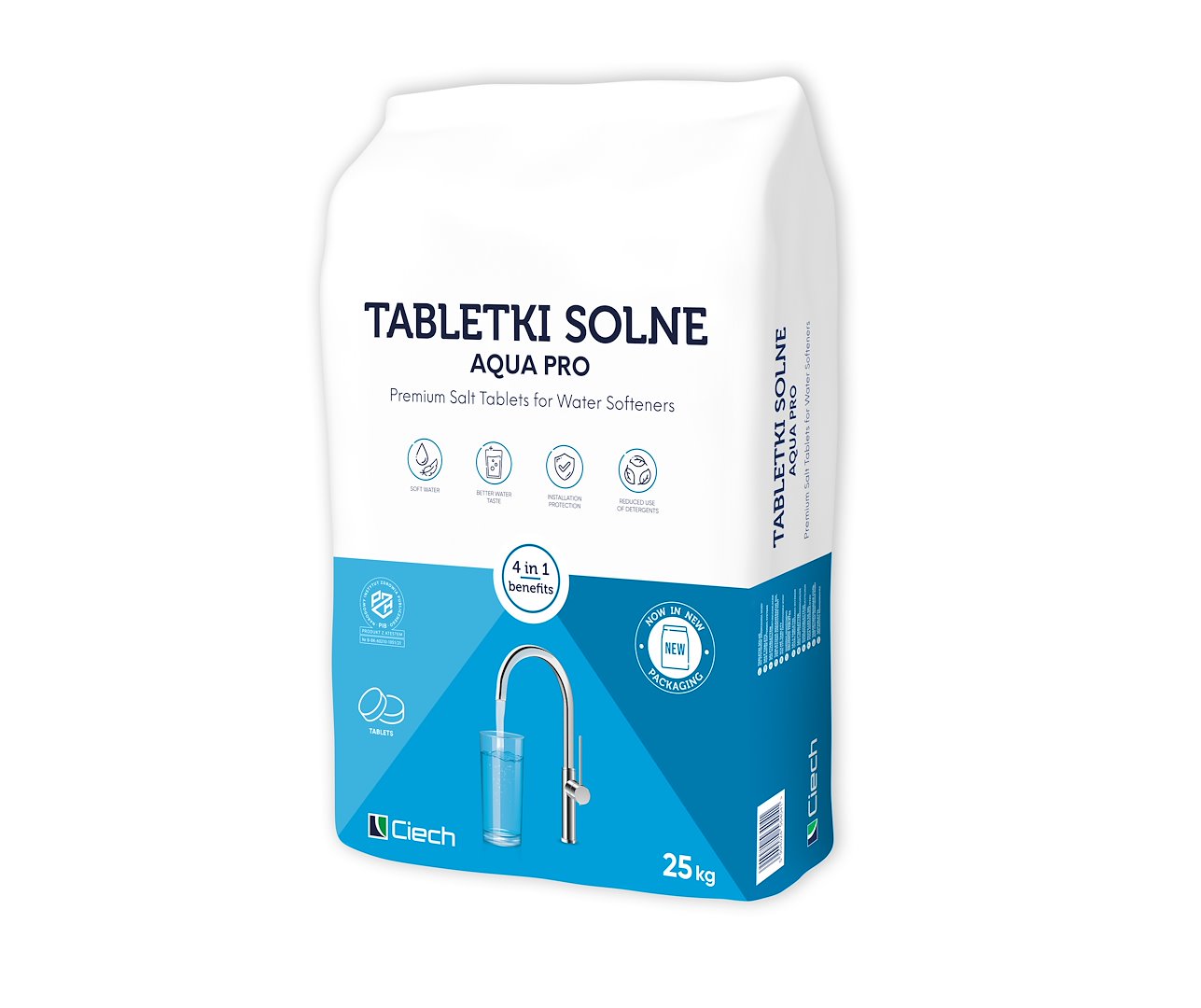 Sól do uzdatniania wody AQUA PRO 25kg
