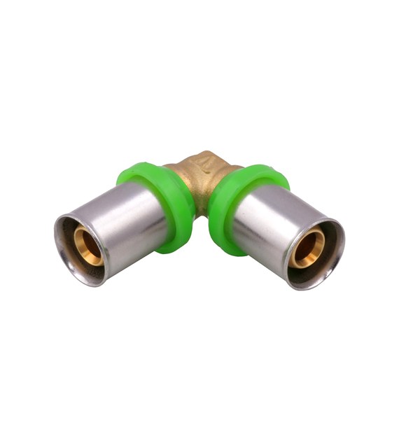 Kolanko 90st zaprasowywane 16 x 16 mm VESBO GREENLINE