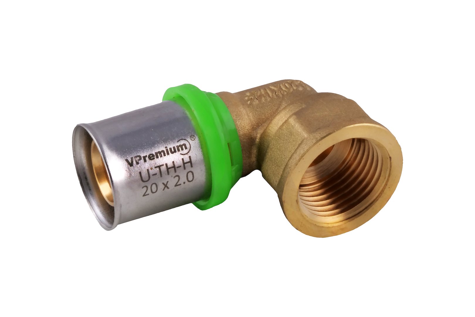 Kolanko 90st zaprasowywane gwint wewnętrzny 25mm x 3/4  VESBO GREENLINE