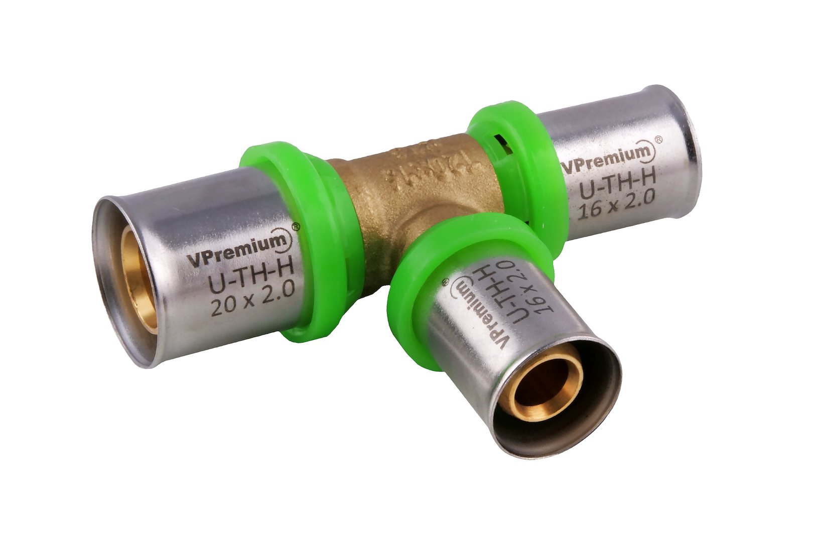 Trójnik redukcyjny zaprasowywany 20 x 16  x 16 mm VESBO GREENLINE