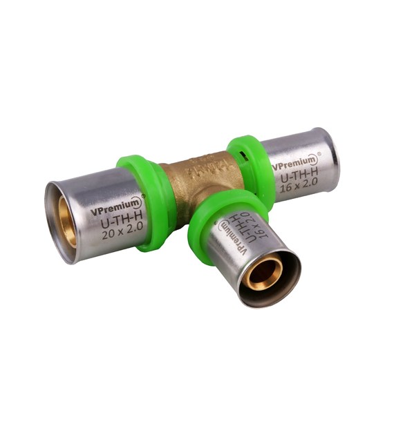 Trójnik redukcyjny zaprasowywany 25 x 20 x 20 mm VESBO GREENLINE