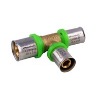 Trójnik redukcyjny zaprasowywany 25 x 25 x 20 mm VESBO GREENLINE