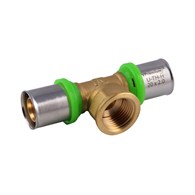 Trójnik zaprasowywany gwint wewnętrzny 20 x 3/4 x 20 VESBO GREENLINE