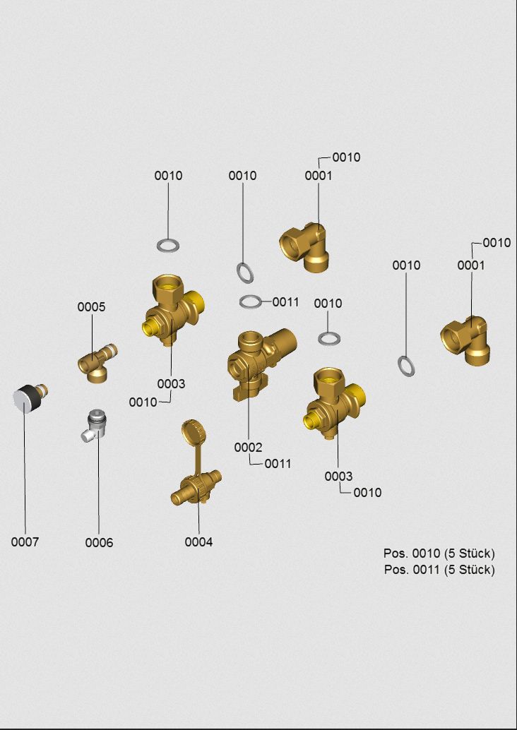 Armatura przyłączeniowa natynkowa 7690549 VIESSMANN