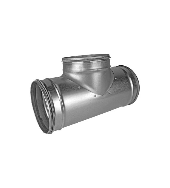 Trójnik symetryczny z odejściem tłocznym, redukcyjny DN160/125 ocynkowany z uszczelką TCPL LINDAB