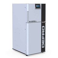 Kocioł, piec z podajnikiem pelletowy, pellet, pelet, pellet, zasyp od GÓRY EVOPELL 15 kW z nadstawka DEFRO