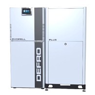 Kocioł, piec z podajnikiem pelletowy, pellet, pelet EVOPELL PLUS 15 kW podajnik z LEWEJ strony DEFRO
