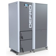 Kocioł, piec z podajnikiem pelletowy, pellet, pelet, pellet GAMMA 40 kW podajnik z LEWEJ strony DEFRO