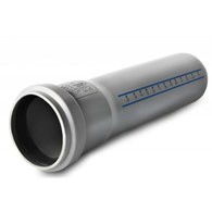 Rura HTplus HTEM z kielichem PP 110 mm 2 m szara