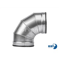 Łuk segmentowy DN630/90 ocynkowany z uszczelką FORVENT