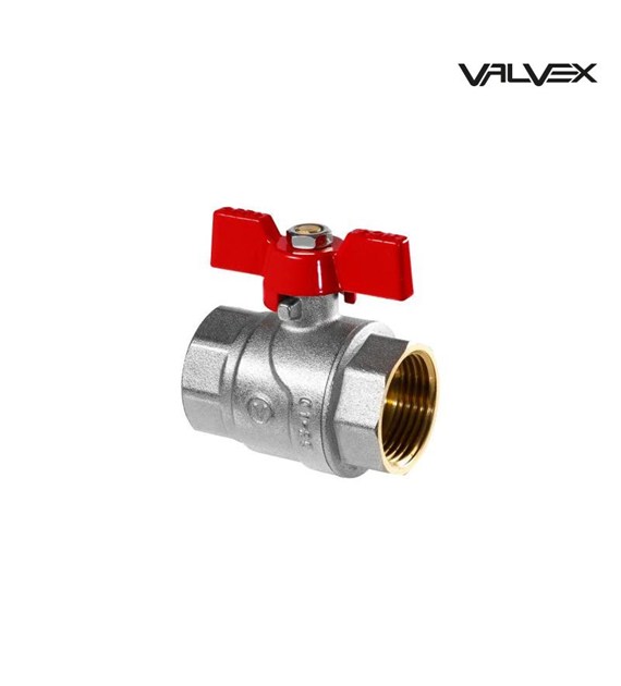 Zawór kulowy wodny 1  ( DN25) W/W uchwyt MOTYL OMAX VALVEX