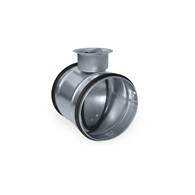 Przepustnica ręczna zamykająca/regulująca szczelna O125