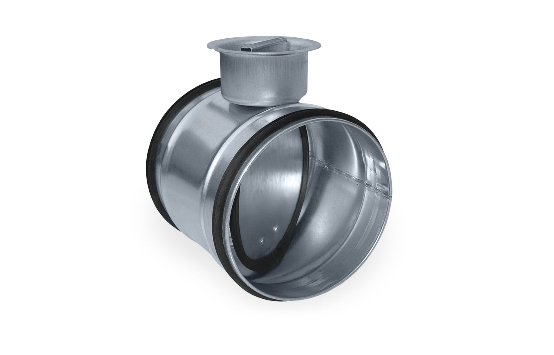 Przepustnica ręczna zamykająca/regulująca szczelna O125