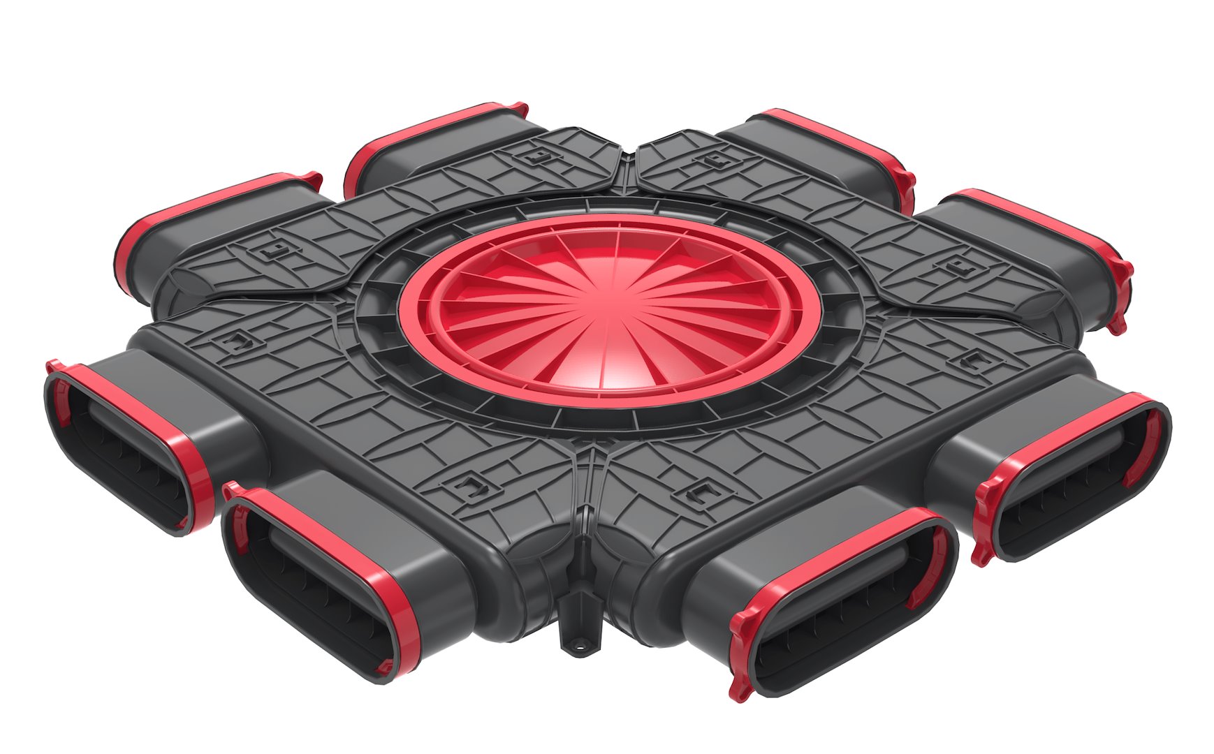 HEATPEX ARIA FLAT 500 Skrzynka rozdzielcza 8x50 mm