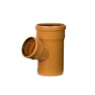 Trójnik kanalizacyjny PVC 110x110/67 LEO