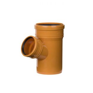 Trójnik kanalizacyjny PVC 110x110/67 LEO