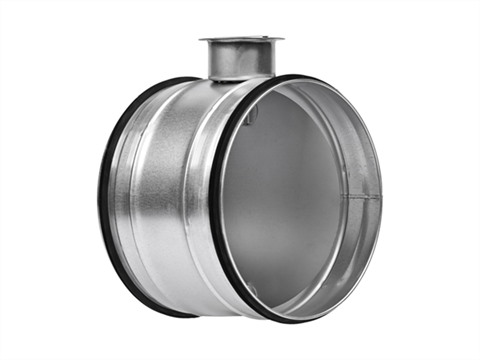 Przepustnica jednopłaszczyznowa okrągła ocynkowana DN 160 z uszczelką DSL FORVENT
