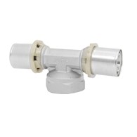 Trójnik zaprasowywany redukcyjny z gwintem wewnętrznym PEX 25x3/4x25 DURO SYSTEM ARKA