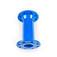 Króciec dwukołnierzowy FF 80 L-600 8 otworowy, żeliwo sferoidalne METALPOL