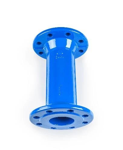 Króciec dwukołnierzowy FF 80 L-600 8 otworowy, żeliwo sferoidalne METALPOL