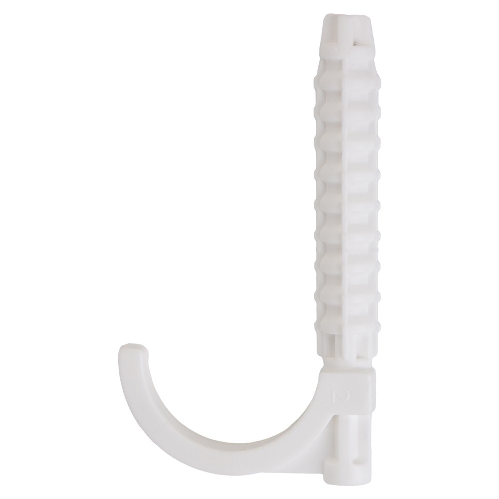 Klips do podłogi, hak podłogowy podwójny 10x78 KRÓTKI (100 sztuk opakowanie) BIAŁE ALPHAHEAT