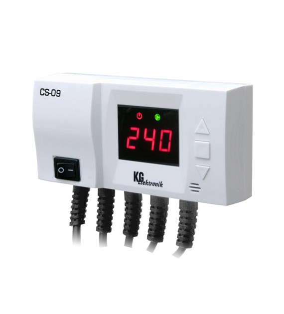 Sterownik kolektora słonecznego, solarny CS- 09 (Solarów) NEW WIFI KG-ELEKTRONIK