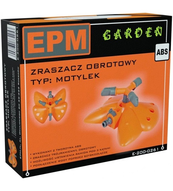 Zraszacz obrotowy typ motylek  EPM