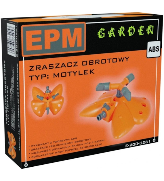 Zraszacz obrotowy typ motylek  EPM